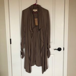 NWT Brown Long Jacket.